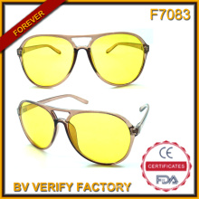 F7083 Hot Selling Night Vision Lens Plastic Driving Sunglasses Manufactured in Zhejiang
